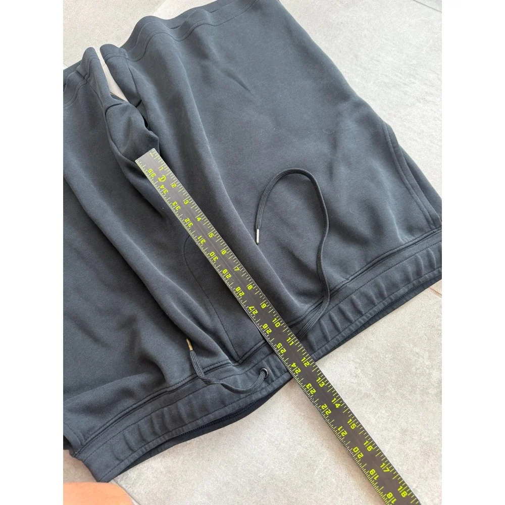 Polo Ralph Lauren Mens XXL Black Sweat Shorts Drawstring Pony Logo Relaxed